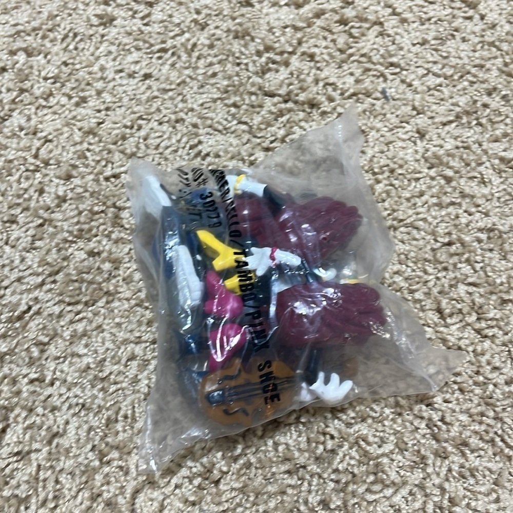 California raisin collectibles Vintage 1980s Sealed NEW NOS Band Drums Tamborine - Picture 3 of 4